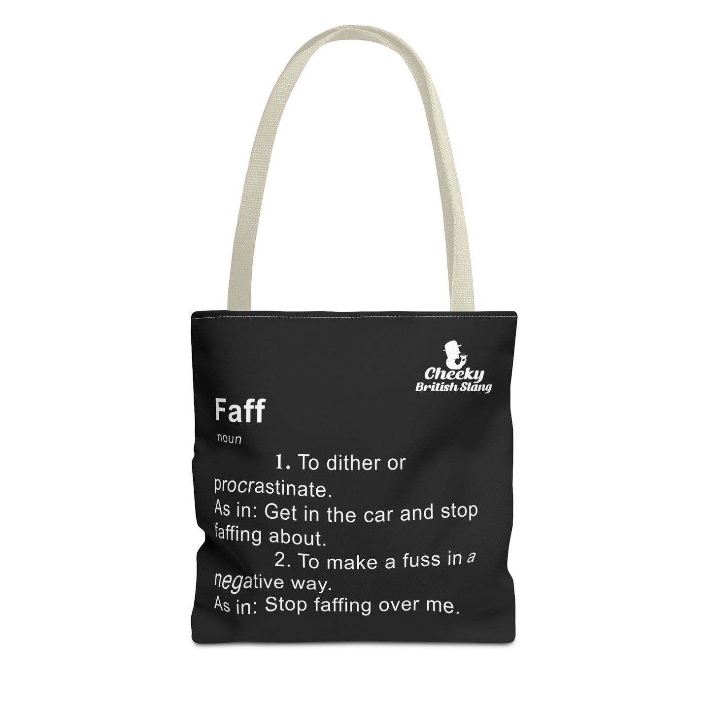 Faff Dictionary Definition Tote Bag