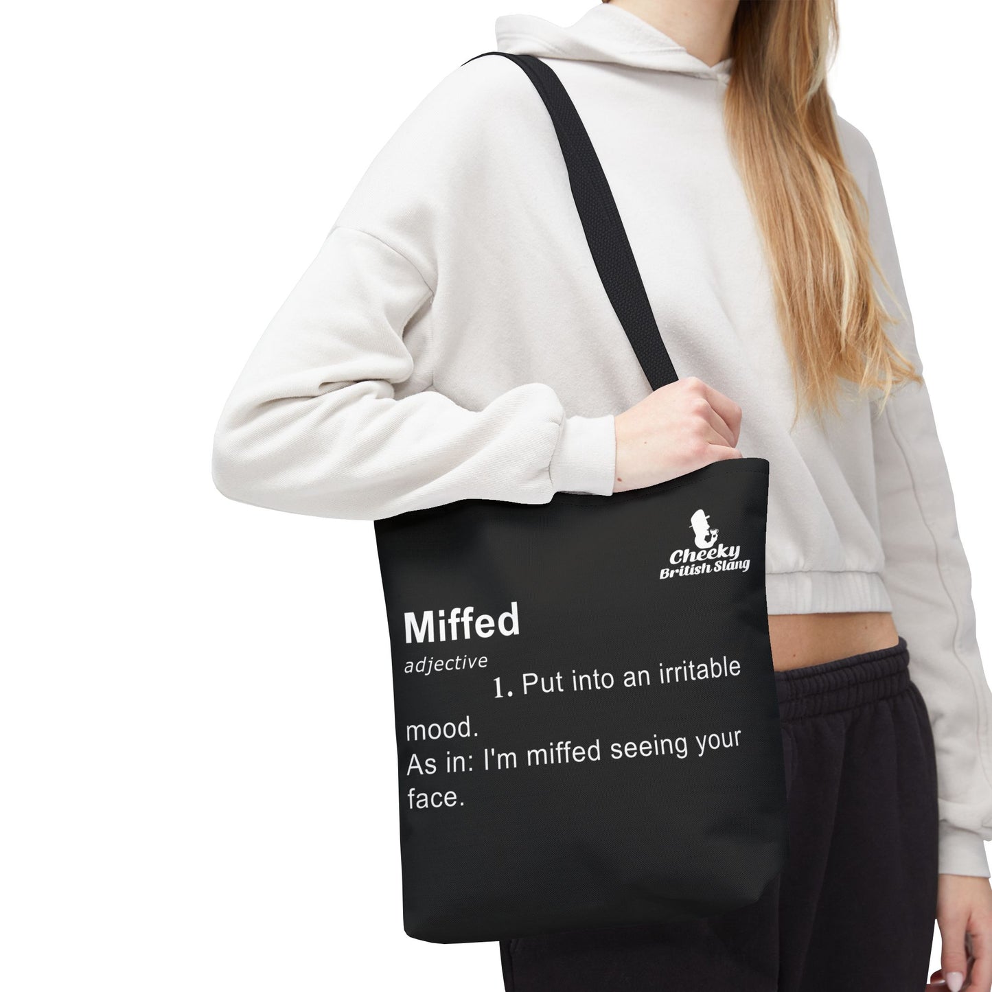 Miffed Dictionary Definition Tote Bag