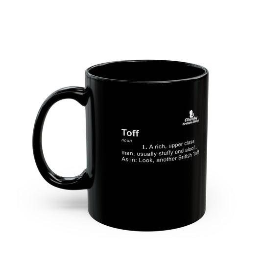 Toff Dictionary Definition Black Mug