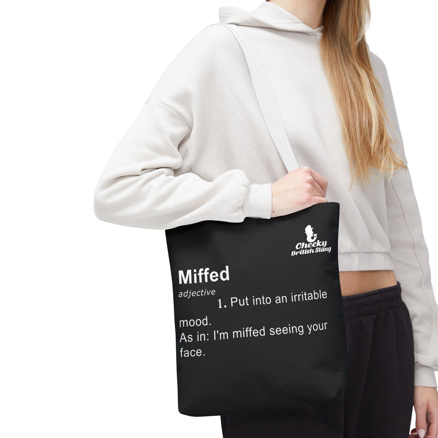 Miffed Dictionary Definition Tote Bag