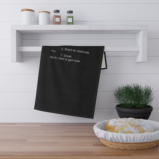 Gert Dictionary Definition Tea Towel