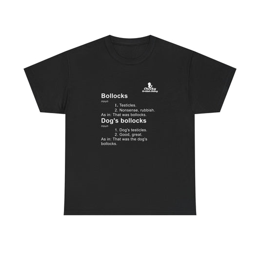 Bollocks Dictionary Definition t-shirt