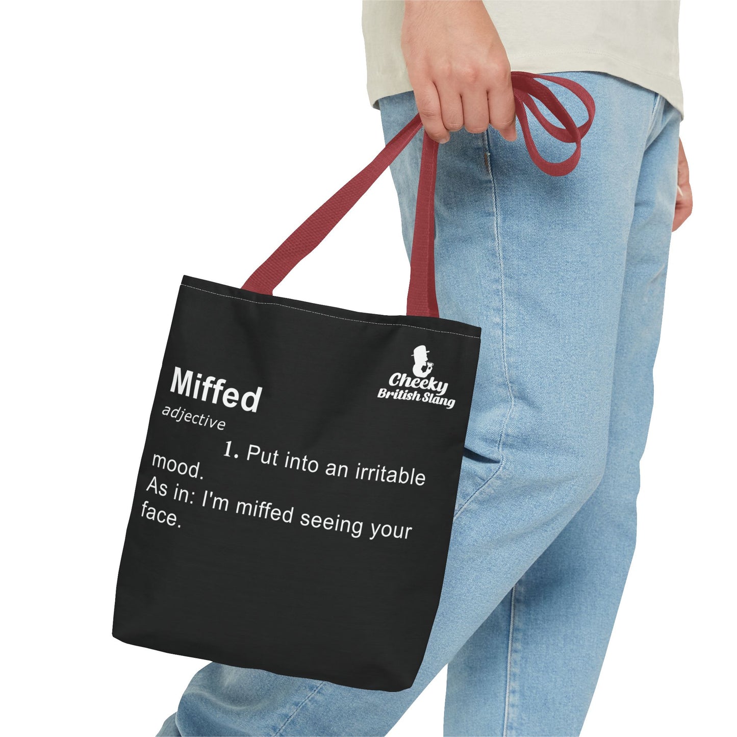 Miffed Dictionary Definition Tote Bag