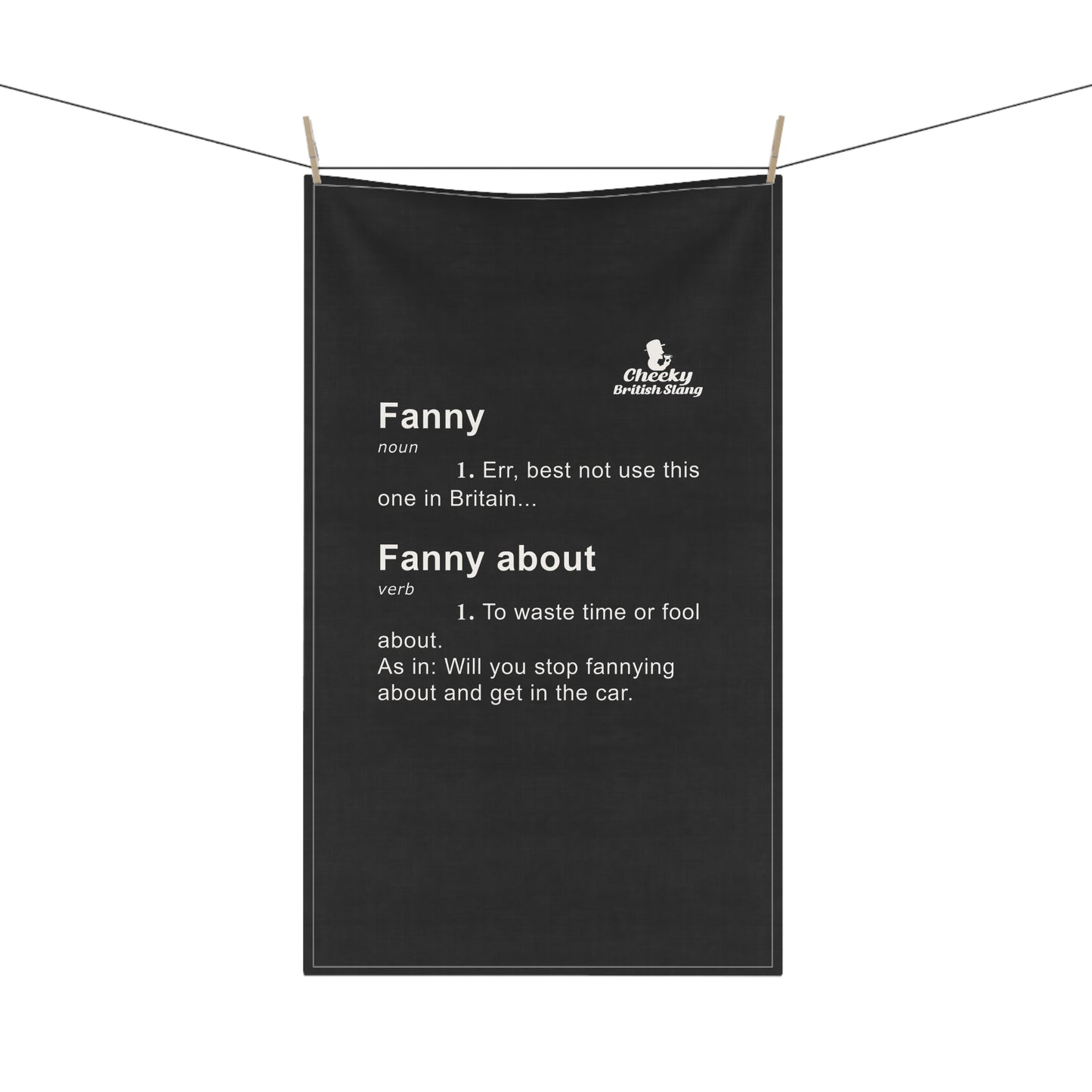 Fanny Dictionary Definition Tea Towel