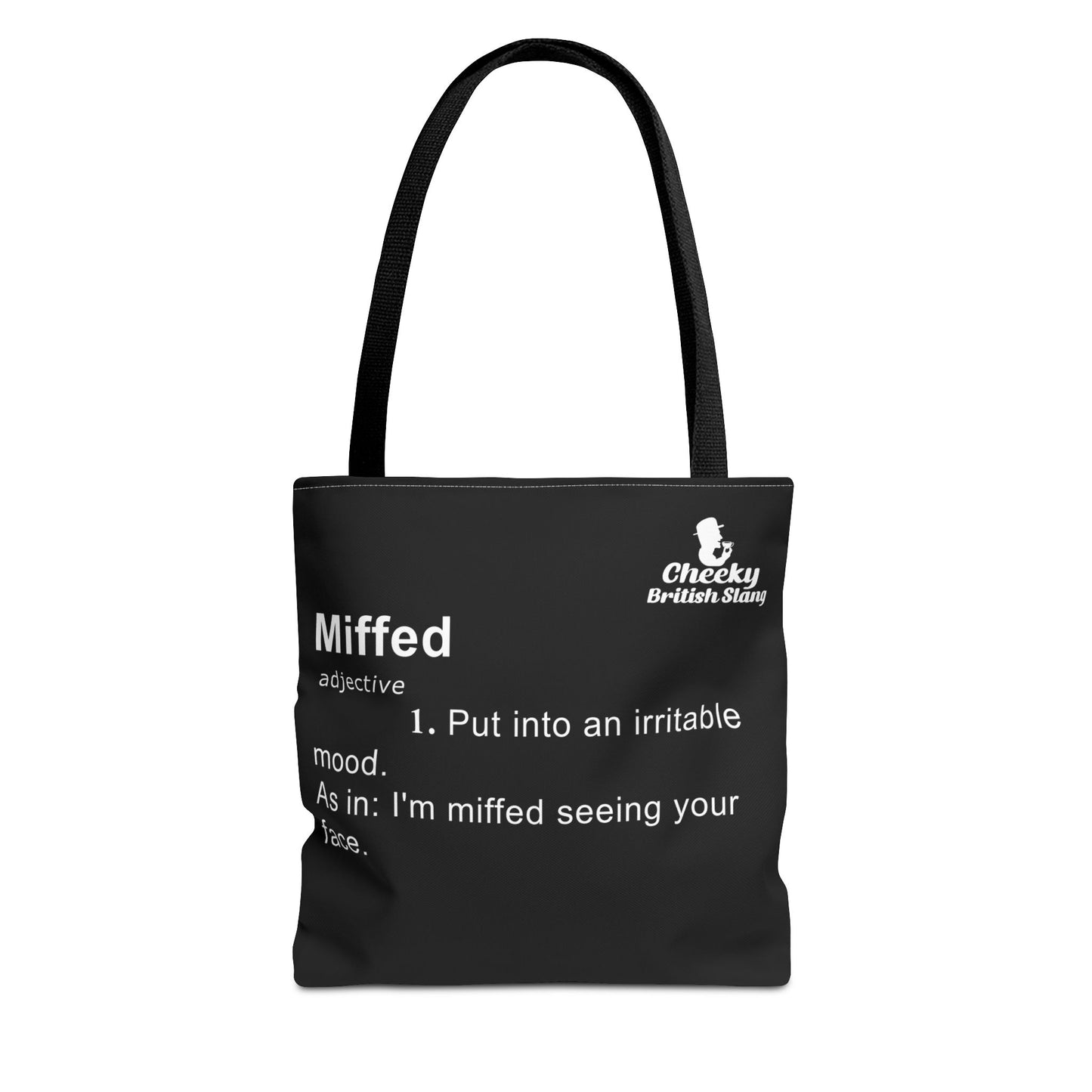 Miffed Dictionary Definition Tote Bag