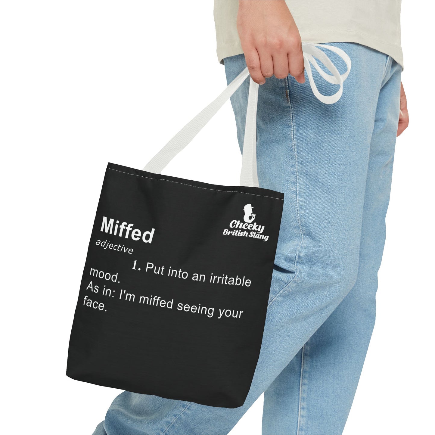 Miffed Dictionary Definition Tote Bag