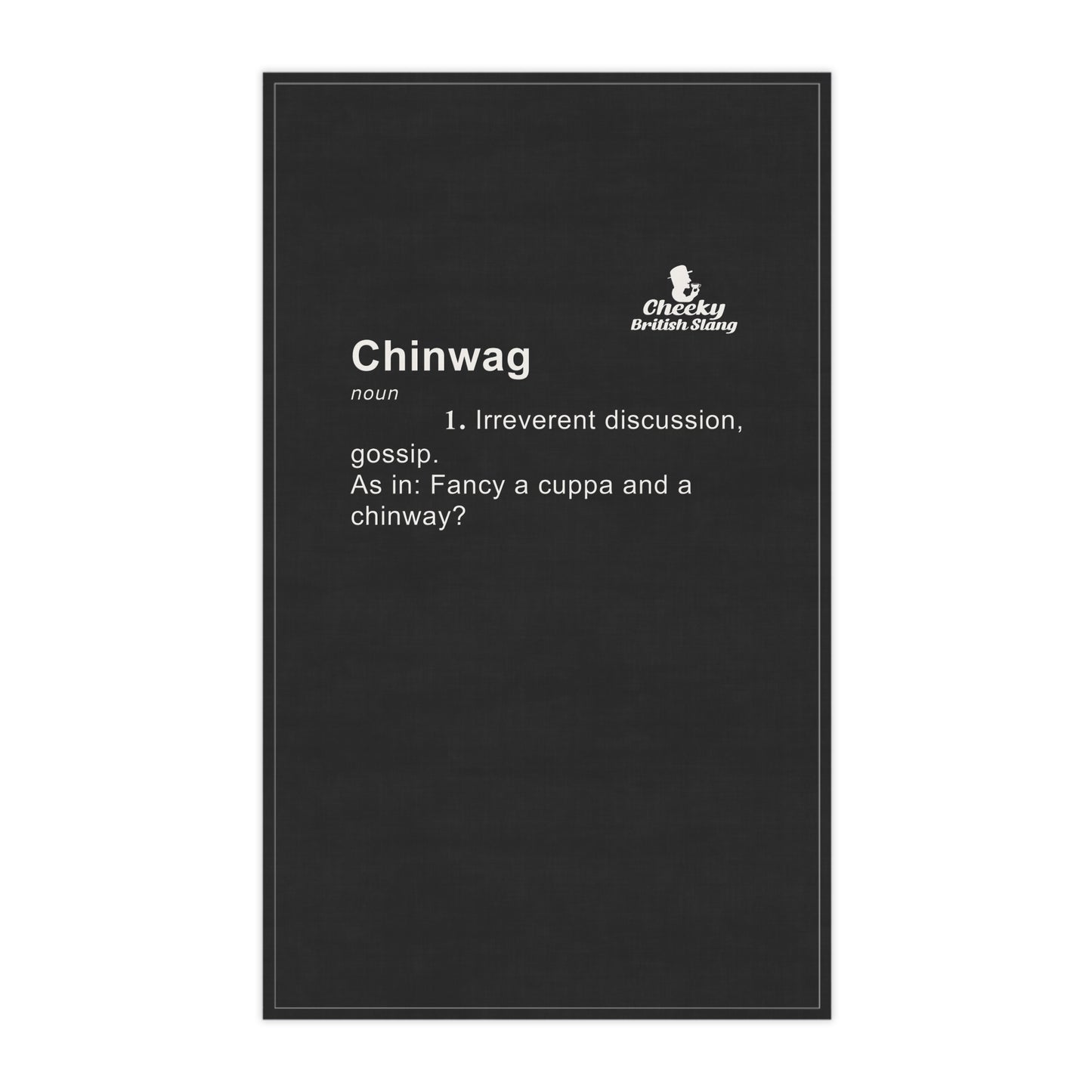 Chinwag Dictionary Definition Tea Towel