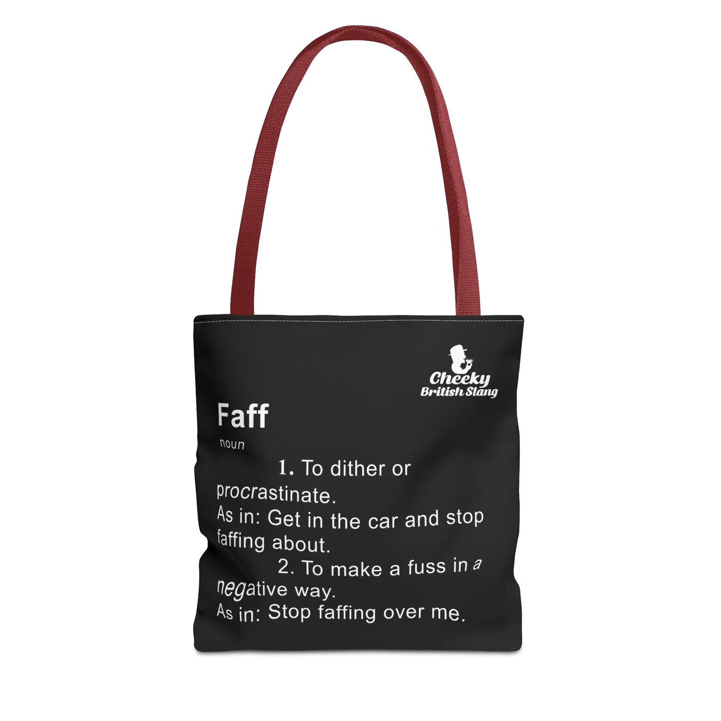 Faff Dictionary Definition Tote Bag