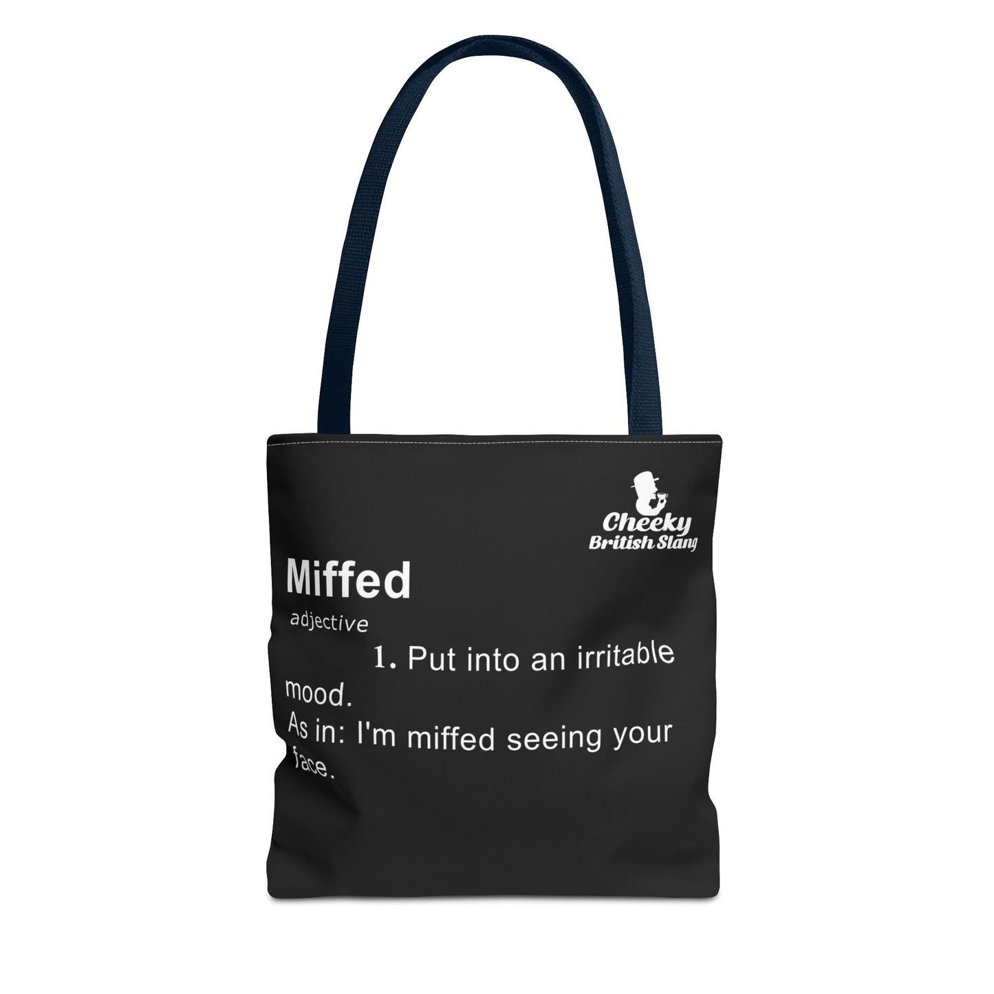 Miffed Dictionary Definition Tote Bag