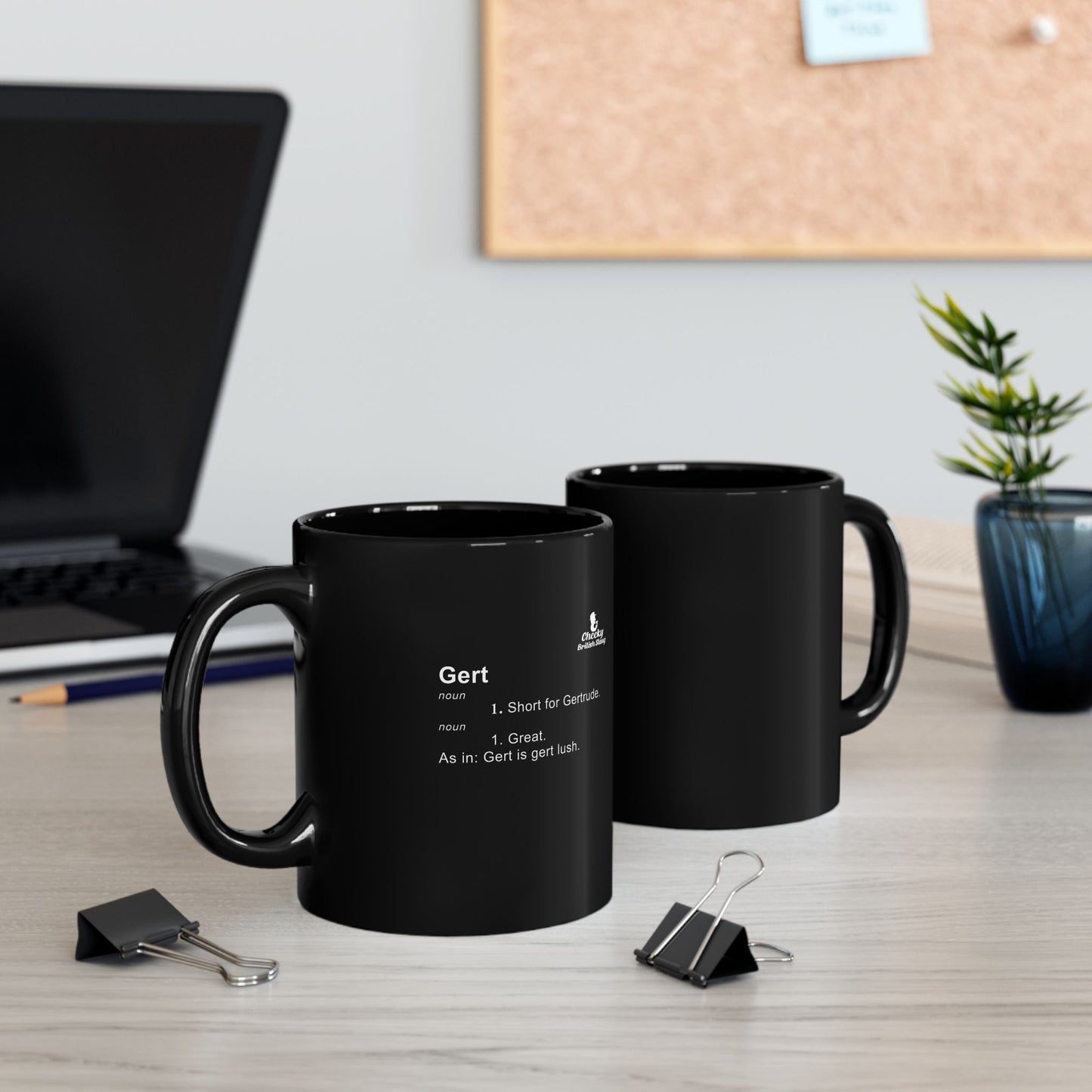 Gert Dictionary Definition Black Mug